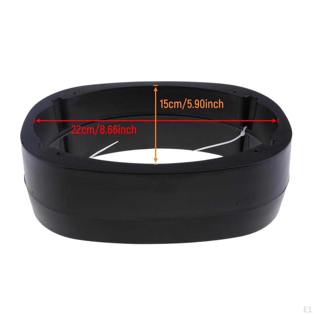 1 Paar 6"x9" Audio Stereo Lautsprecher Abstandshalter, Kunststoff Adapter Kabelbäume, Autozubehör