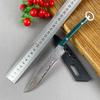Damascus Knife Hand Forged Blade Wood Handle Kitchen Knives Cleaver Meat Fruit Fish Boning Knife Chef Cooking BBQ Butcher Knife