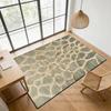 Retro Green Carpet Abstract Living Room Decoration Soft Rugs Bedroom Anti-slip Washable Customizable Dining Room Floor Mat Study