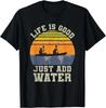 Vintage Kayaking Life With Kayak Is Good Add Water Gift Unisex T-Shirt
