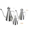 Condiment Storage Container Seasoning Vinegar Dispenser Stainless Steel Oil Bottle Teapot Non-toxic Dustproof Kitchen Accessory