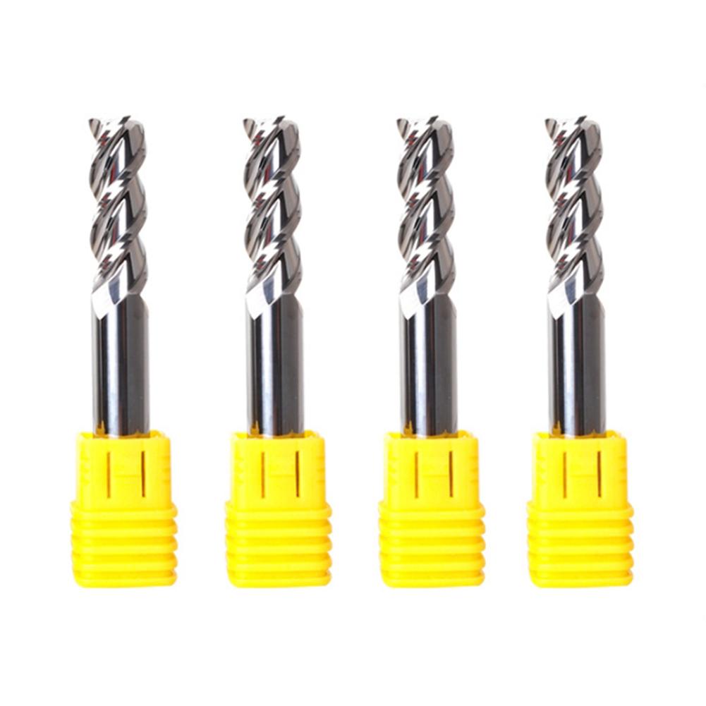 Carbide End Mill with a 6mm Shank Precision Engineering Tool Suitable for Engraving Machines and High Speed Mills