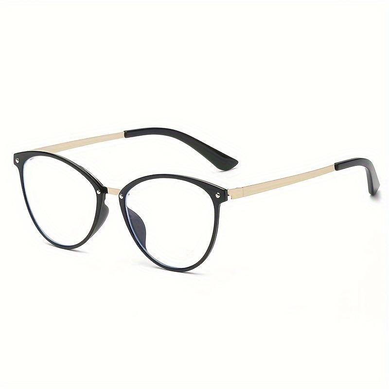 New Model Metal Cat'S Eye Fashion Day And Night Dual-Use Anti-Blue Light Glasses For Men And Women