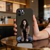 A-Alexandra D-Daddario Phone Case For iPhone 17,16,15,14,13,12,11 Plus,Pro Max,Soft Silicone Black Cover