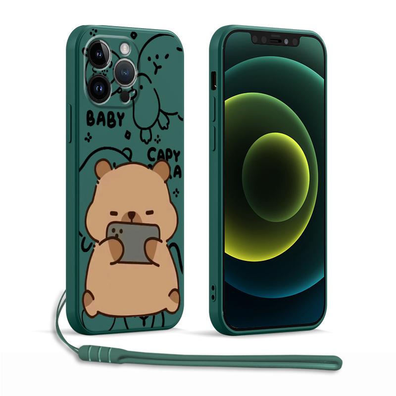 Phone Cover Case for Apple iPhone 17 Pro Max 15 12 Plus 13 Mini XS XR Air 11 16 7 8 Capybara Cute
