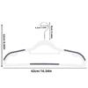 Plastic Clothes Hanger Non-Slip Adult Home Use Wardrobe Hanger for Bedroom Balcony Drying Garment Rack