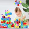 100 Pezzi Blocchi da Costruzione Numeri Giocattolo Fai da Te Particelle Grandi Colorati Mattoncini da Assemblare Creativi Blocchi Matematici Giocattolo per l'Educazione Precoce dei Bambini