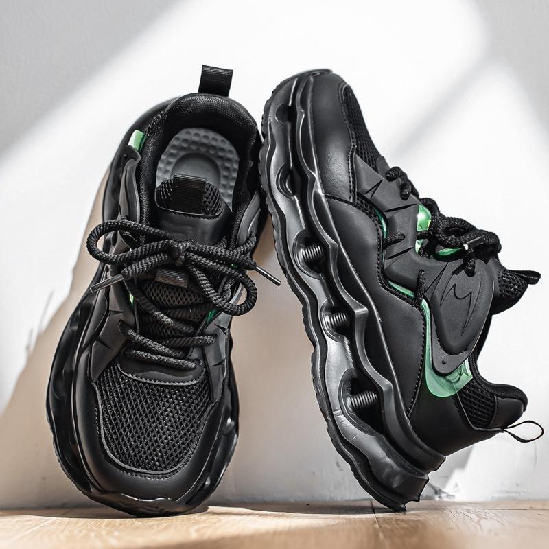 

Darth Vader Daddy Shoes Teen Summer Breathable Mesh Platform Shock Absorption Running Shoes Fashion Versatile Trendy Men s Sneakers 39 чёрный