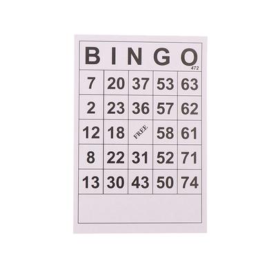 40 peças de cartões de bingo de fácil leitura, 75 números, fichas, jogo de tabuleiro, atividade, inteligência, brinquedos educativos de bingo para crianças