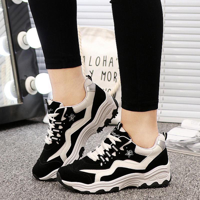 Elegant Women Fashion Sports Casual Running Shoes With Breathable Air Mesh Design