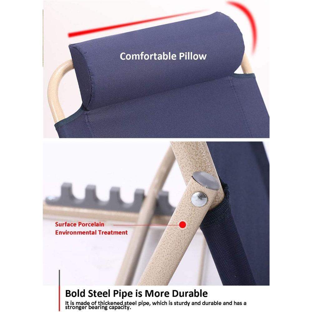 Bed Backrest Support Bed Chair - Adjustable Bed Back Rest Sit Up Reading Seating Chair, 6 Degree Sit-up Stand Beach Chair