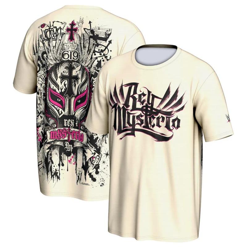 

Wrestlemania men s and women s short sleeve high quality T-shirt Summer Fashion 2025 years S