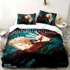 Set da 3 pezzi di Jujutsu Kaisen Perfetto per l'uso in camera da letto Comodo set letto include una copripiumino e due federe Ideale come regalo di compleanno o di Natale
