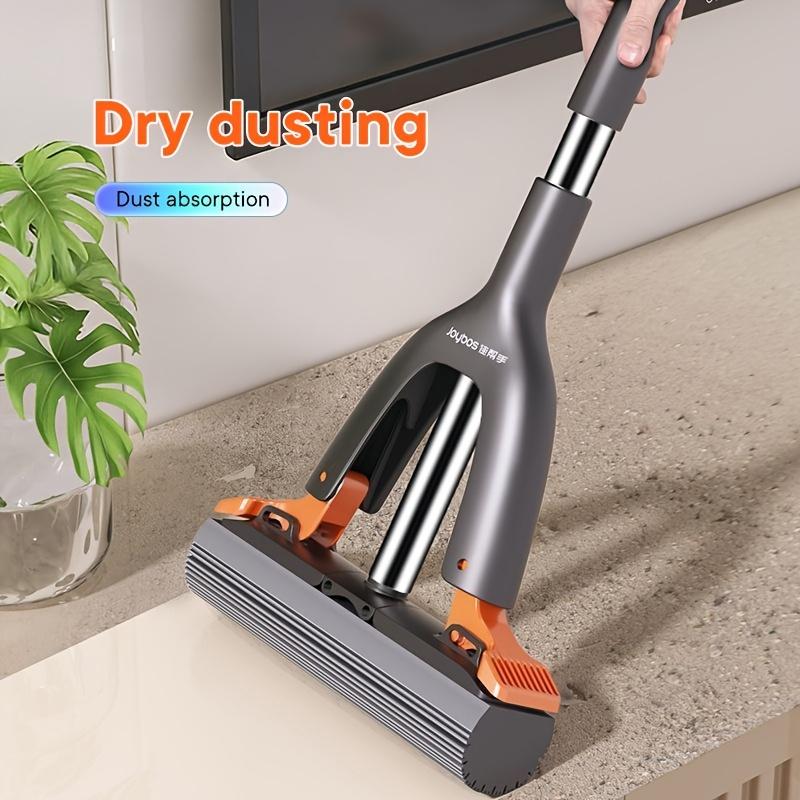 Mini Sponge Mop Hands-Free Squeeze Mop Portable Desktop Cleaning Brush Tool for Bathroom Kitchen