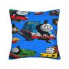 Pillow Cover T-Thomas The Train Friends  Retro Trendy Pillow Case For Chair Sofa Home Decor Pillowcases