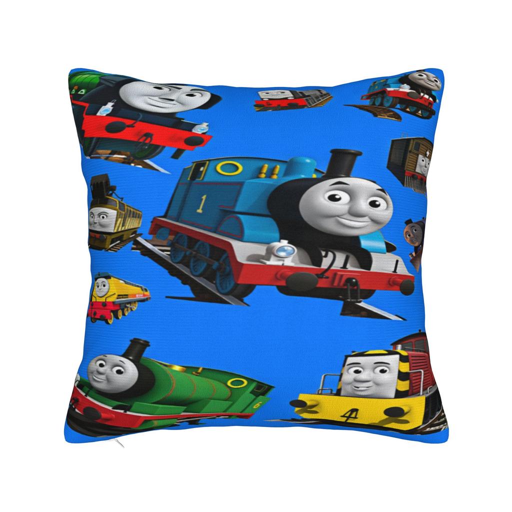 Pillow Cover T-Thomas The Train Friends Retro Trendy Pillow Case For Chair Sofa Home Decor Pillowcases