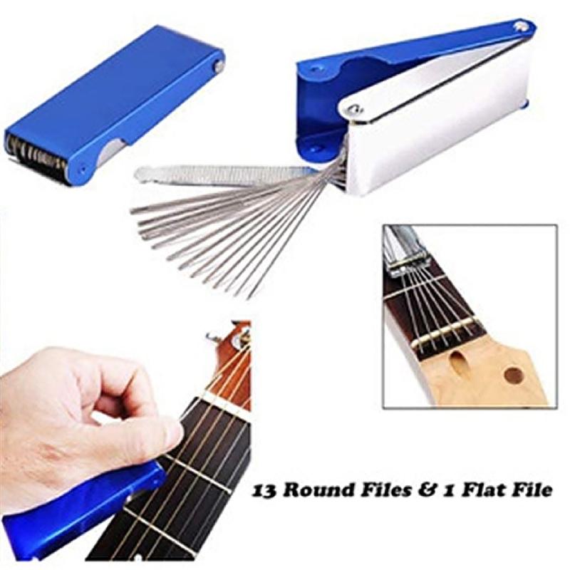 25Pcs Guitar Setup Kits Guitar Repairing Maintenance Tool with String Action Ruler Gauge Measuring Tool Wrench Enduring