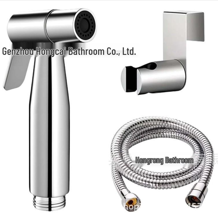Dual Angle Valve Bidet with High-Pressure Spray Gun for Bathroom & Toilet