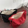 Summer New Polka Dot Pleated Tote Bag for Women Large Capacity Shoulder Handbag