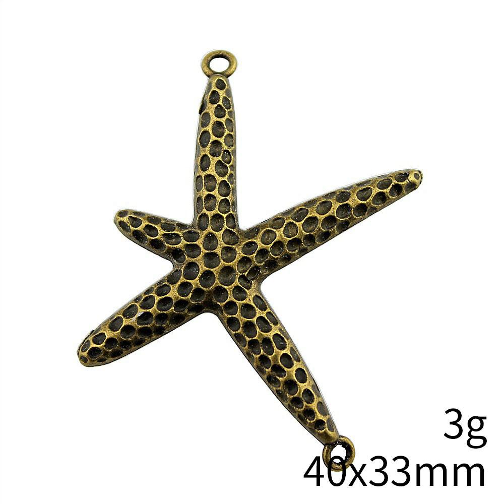 Mother's Day Charms For Needlework Starfish Charms Pendant Clearance Sale Items Pendants For Bracelets