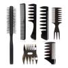 7Pcs Styling Hair Comb Set Salon Barber Hairstylist Comb Professional Hair Brush Round Hair Brush,Wide Tooth Comb,