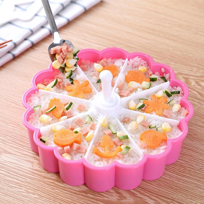 Diy Sushi Mold Lunch Triangle Rice Ball Lunch Box Onion Rice Ball Food Press Triangle Sushi Making Mold Sushi Set Kitchen Tools