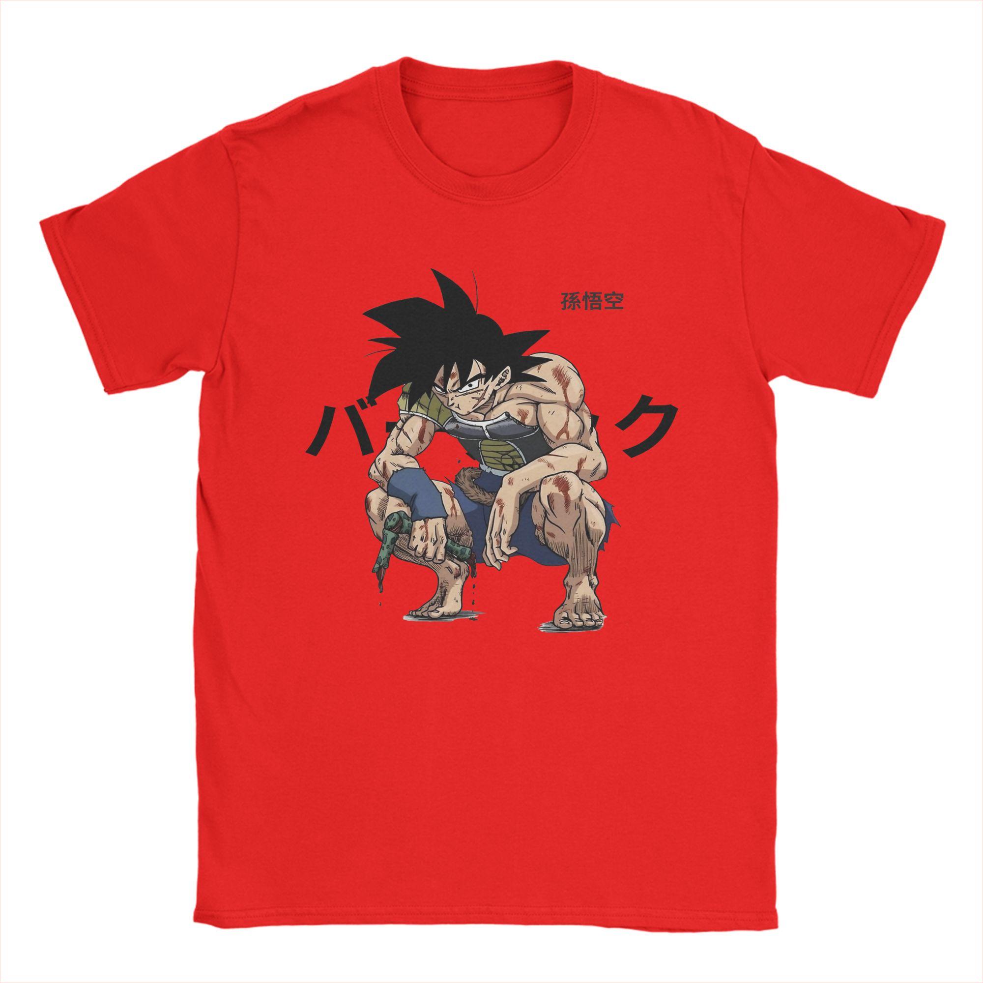 

Bardock Time Breaker Majins Buus gokus Dragon Ball Z T Shirts Mens 100 Cotton Vintage TShirts Round Collar Tees Clothing M