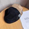 Simple Retro Solid Color Suede Neutral Casual Beret For Casual Winter Fashion