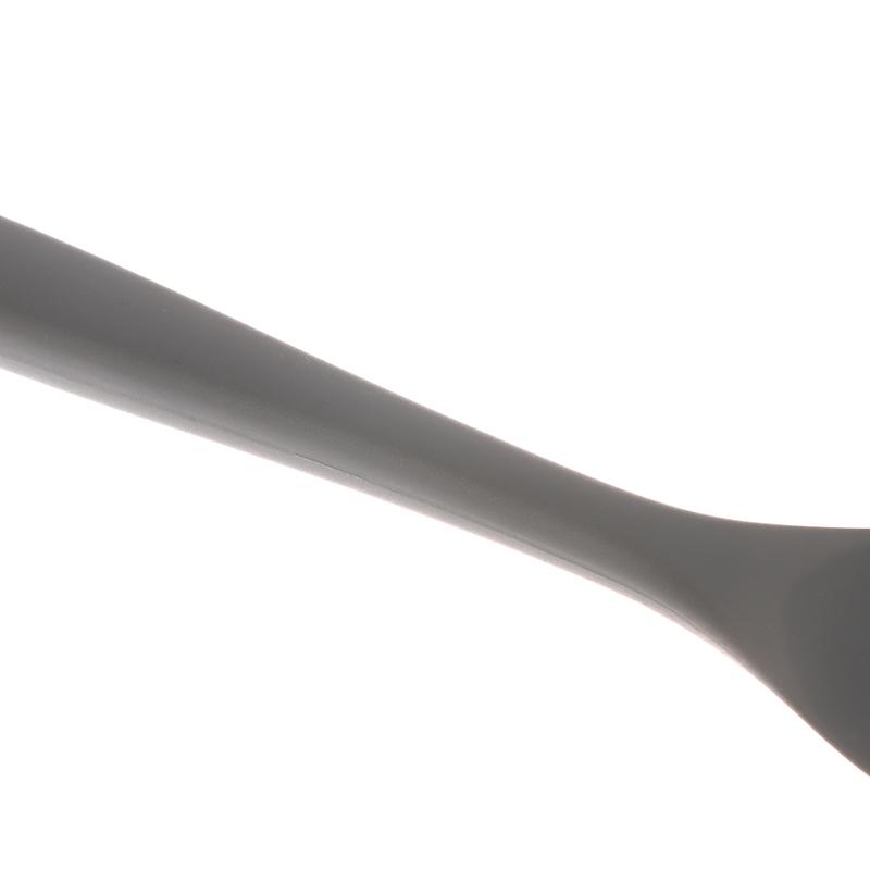 Food Grade Silicone Spoon Spatula Heat Resistant Cooking Spoon Nonstick Baking Scraper Stirring Scooping Salad Mixing Spoon
