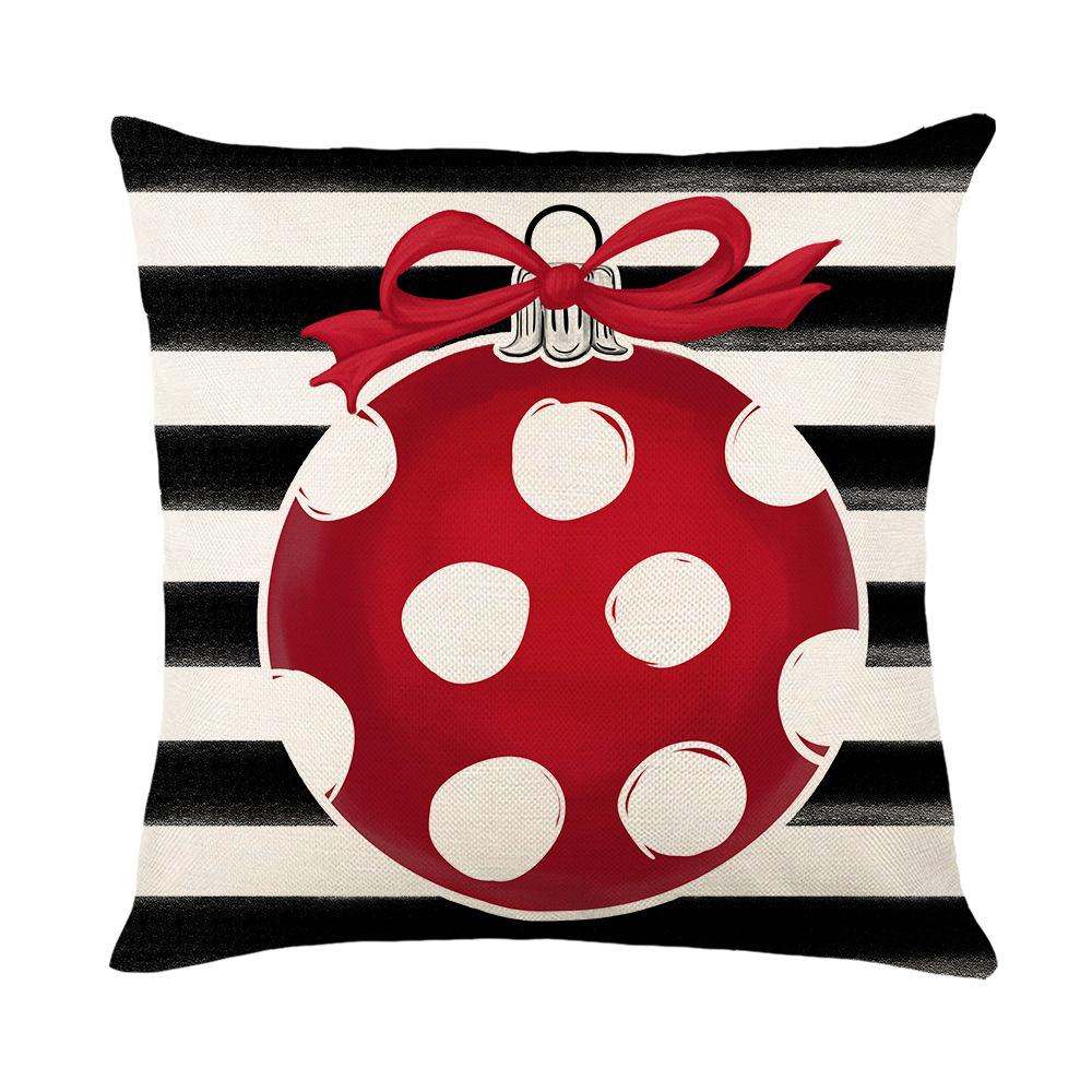 

Новая Рождественская Подушка для Дивана Домашняя Праздничная Наволочка с Принтом Декоративная Наволочка для Гостиной 45 * 45Cm (without pillow core)