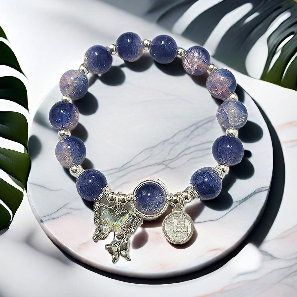 Daisy Popcorn Beaded Bracelet: Elegant Women's Hand Jewelry