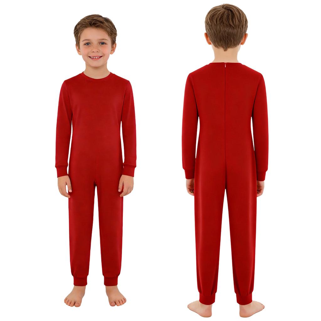 Tuta Unisex per Bambini Adattiva per Bisogni Speciali con Cerniera Posteriore Cotone Comoda da Indossare Tutto il Giorno