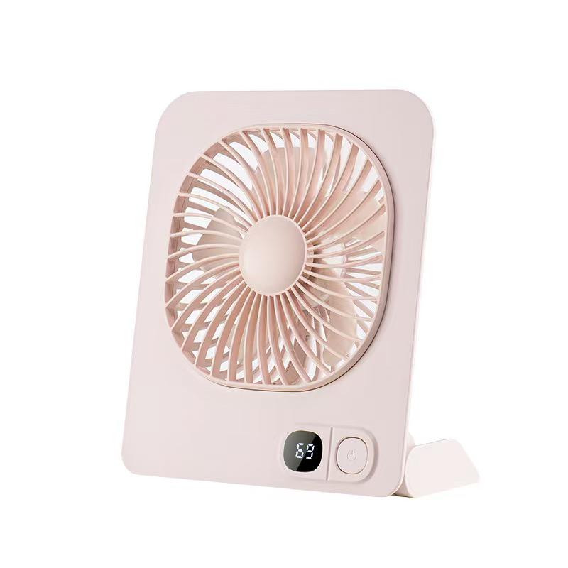 Ultra-thin Magnetic Folding Desktop Fan with USB Charging & Silent Strong Wind