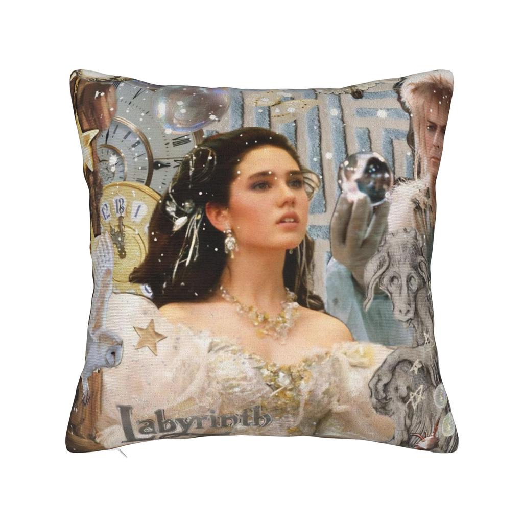 Decorative Pillow Covers Labyrinth Movie Merch Home Throw Pillow Case Cover Zippered Multi Size