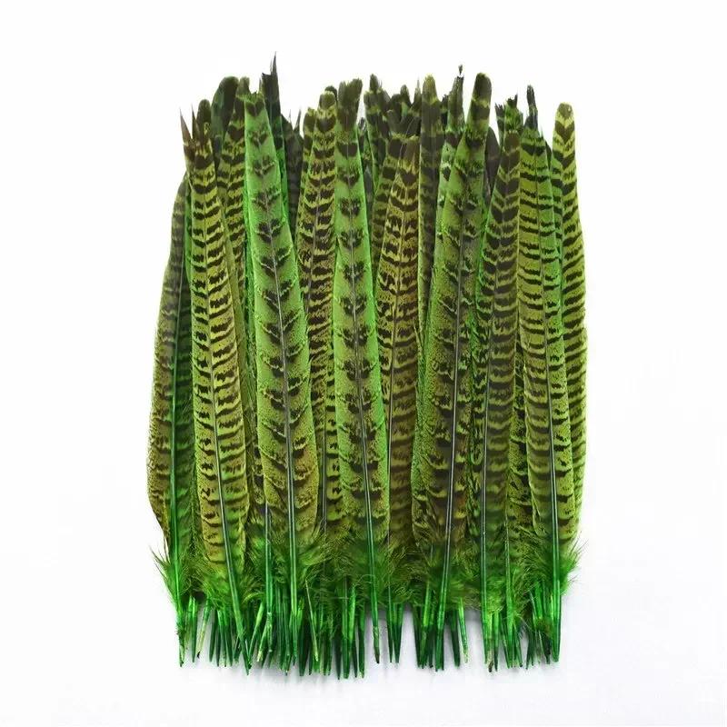 10Pcs Colorful Natural Female Pheasant Feathers for Decoration Crafts Long Chicken Feather Decor Carnival Accessories Decoration