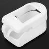 2Pcs Oximeter Cover Portable Silicone Fingertip Pulse Monitor Protector for Travel Home(Black White )