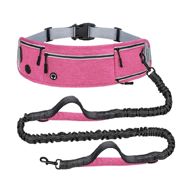 

Shock Absorbing Extension Pet guide Waist Bag For Medium Large Canines With Secure Grasps And brightened Border розовый