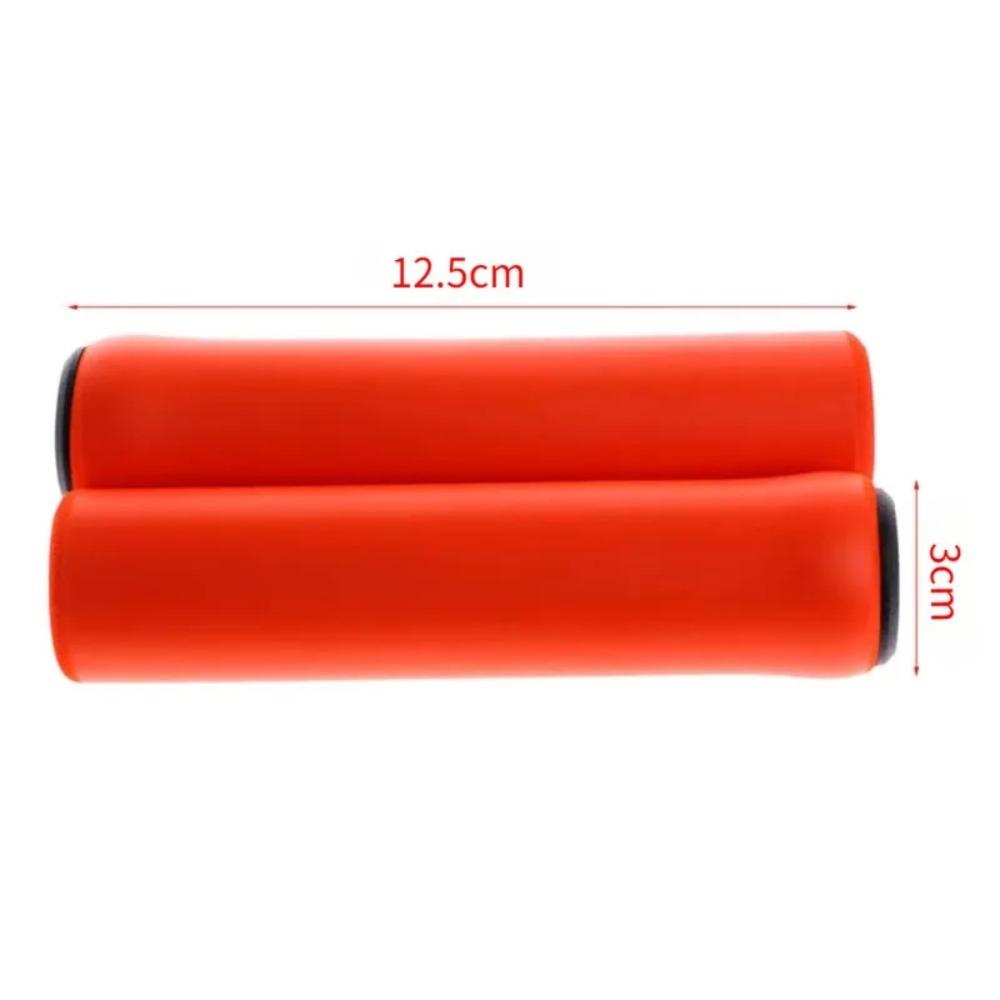 1Pair Silicone Cycling Bicycle Grips Outdoor MTB Mountain Bike Handlebar Grips Cover Anti-slip Strong Support Grips Bike Part