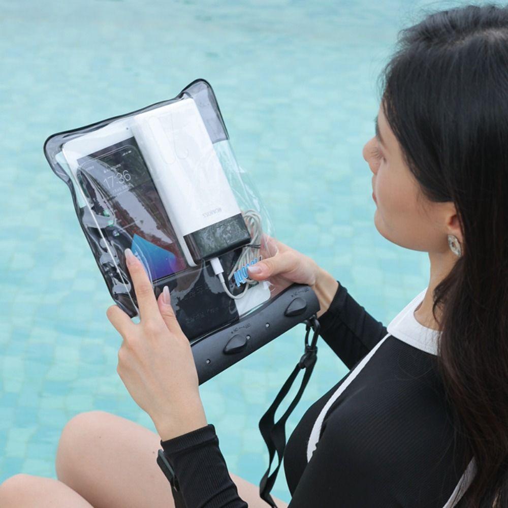 Floating Swimming Waterproof Bag IPX8 Waterproof Swimming Storage Bag  Outdoor Sports
