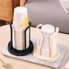 Paper Cup Dispenser Durable Space-Saving Inverted Mouthwash Cup Holder for Kitchen Bathroom Vanity Countertop