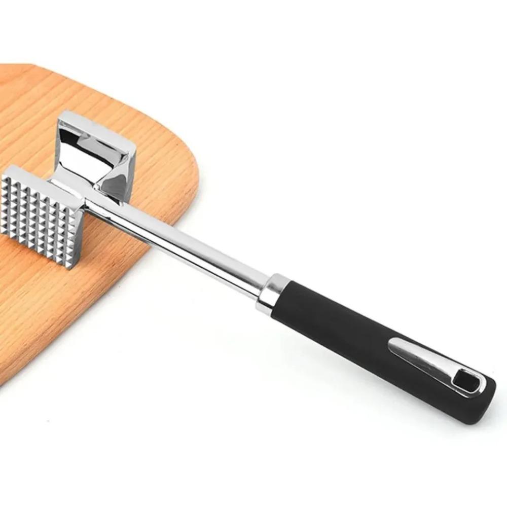 Aluminum Zinc Zinc Alloy Meat Tenderizer Square Head Beef Tenderizer Loose Meat Hammer  Restaurant