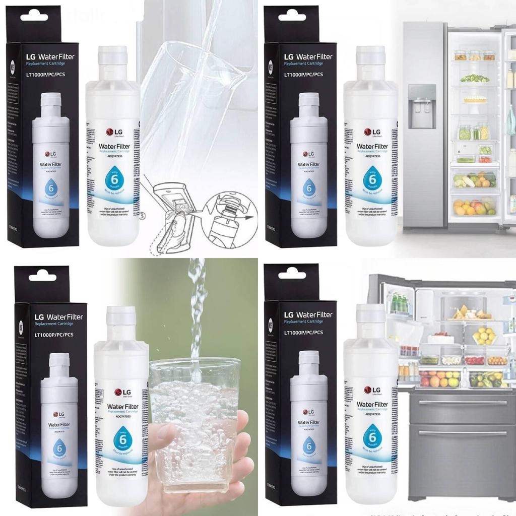 Lt1000p Vodní filtr do chladničky Vysoká kapacita 200 galonů Bílý čistič