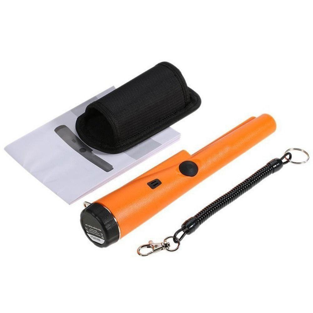 360° Scan Metal Detector With LED Lights Metal Pinpointing Rod  For Treasure Search