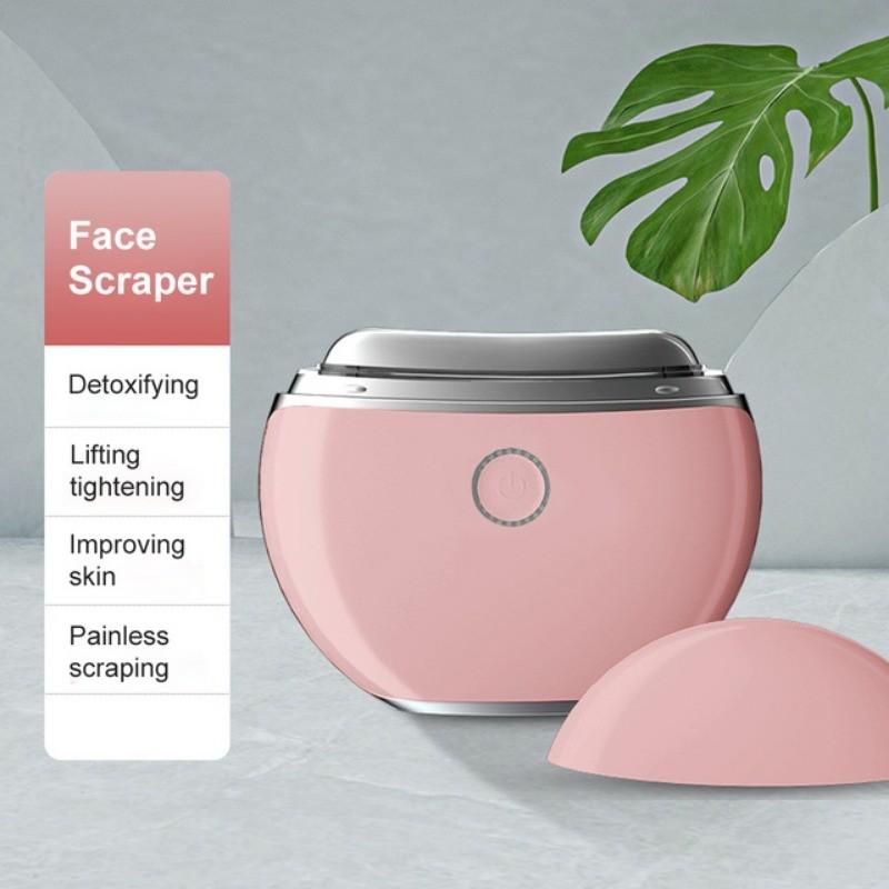 Portable Electric Gua Sha Scrapping Board Facial Microcurrent Massager Body Face Massage Beauty Instrument