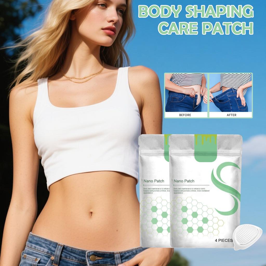 Nano Patch, Body Care Patch Pore Slimming Patch, Suitable For All Skin Types (4 Patches)