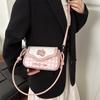 Cute pink apple niche women's bag new underarm shoulder bag portable niche women's bag commuter small square bag