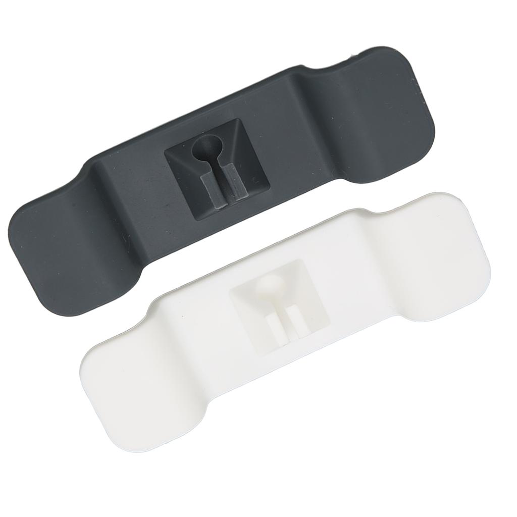 2Pcs Kitchen Cord Wrapper Orderly Storage Deformation Resistance Black White Cord Holder for Appliances Office