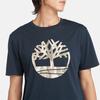 Timberland Outdoor Breathable Casual Short Sleeve T-Shirt Men Tops Deep-Sapphire-Blue A42U5-433