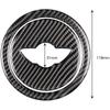 Carbon Fiber Car Steering Wheel Logo Cover Emblem Badge Sticker for Mini Cooper R55 R56 R Series Accessories