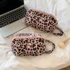 New Leopard Print Makeup Bag Waterproof Zipper Closure Toiletry Bag Portable Large Capacity Cosmetic Organizer For Women Travel